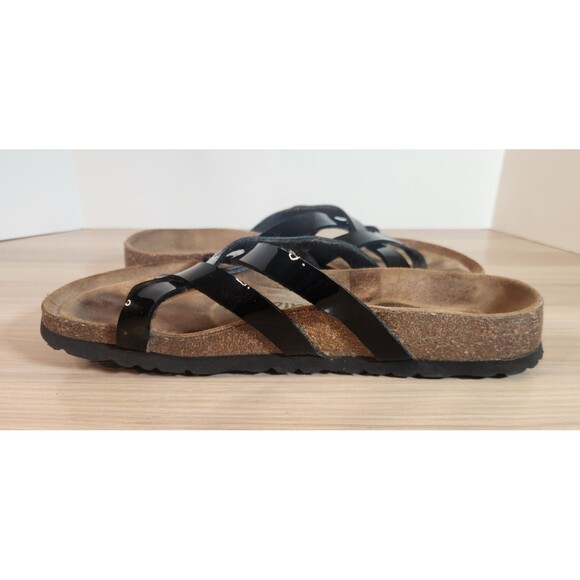 Betula Birkenstock Vinja Sandals Womens Sz 40 Soft Footbed Patent Leather - Picture 4 of 12